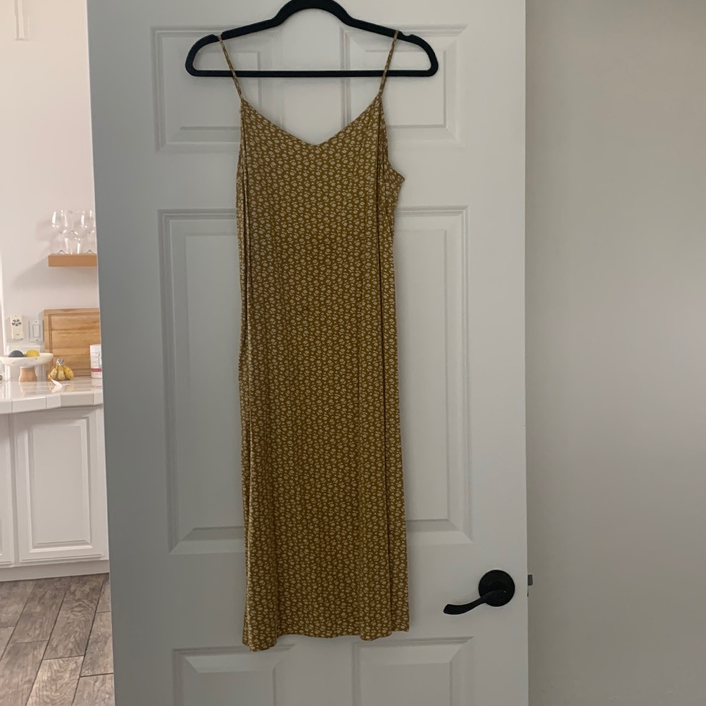 Madewell dress with side slit